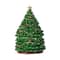 Glitzhome® 100mm Christmas Resin Lighted Musical Snowflakes Christmas Tree Waterglobe